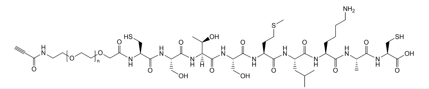 Propargyl-PEG2k-CSTSMLKAC