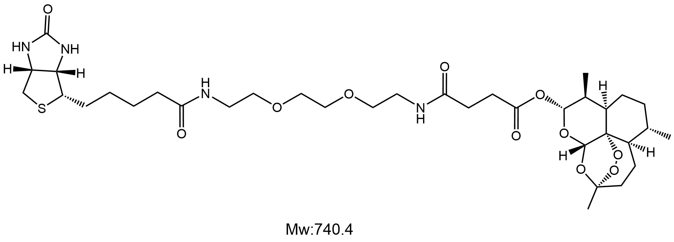 Dihydroartemisinin-PEG2-biotin